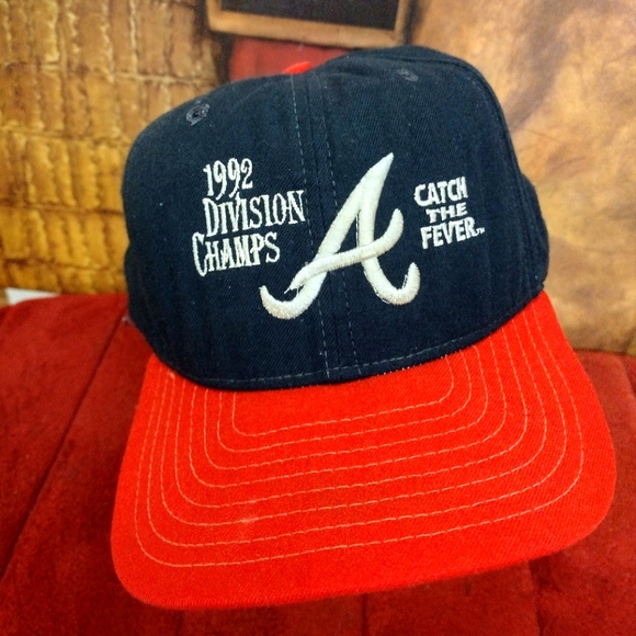 Vintage 1992 Atlanta Braves Division Champs Hat - Picture 1 of 4